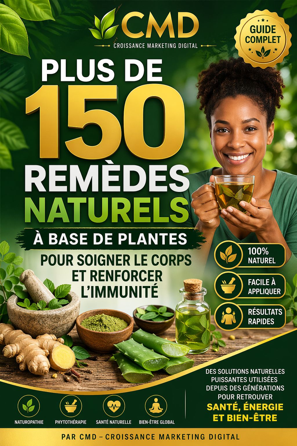 Livre : 150 Remèdes Naturels à base de plantes